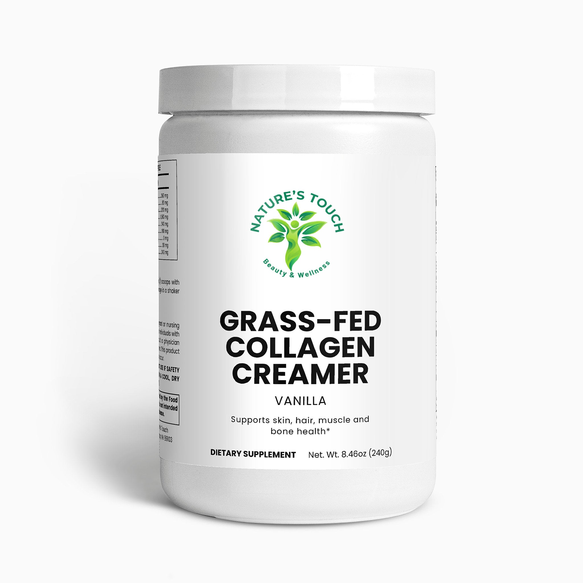 Grass-Fed Collagen Creamer (Vanilla)